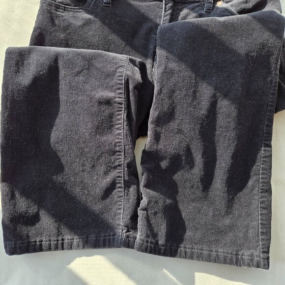 Lands End Fit 2 Corduroy Pants Sz 10P Black - Picture 3 of 6